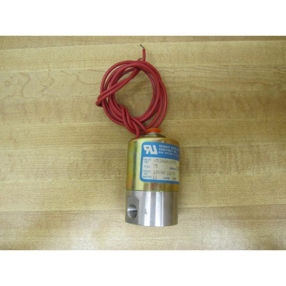 Skinner V53ADA1075 Solenoid Valve Red Wire - New No Box