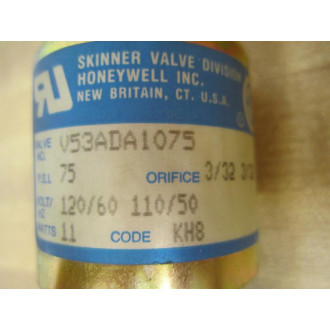 Skinner V53ADA1075 Solenoid Valve Red Wire - New No Box