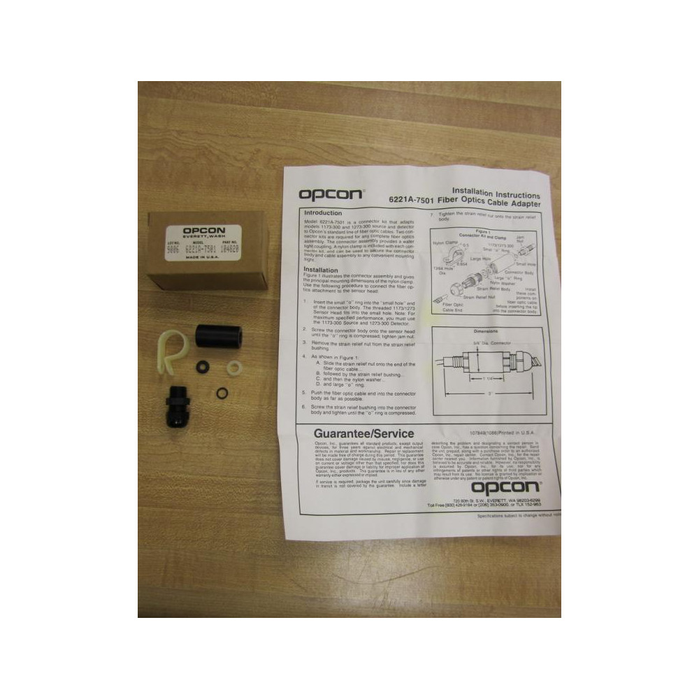 Opcon 104820 Cable Adapter 6221A-7501 (Pack of 2)
