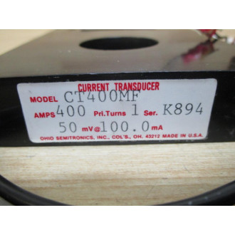 Ohio Semitronics CT400MF Current Transducer - Used