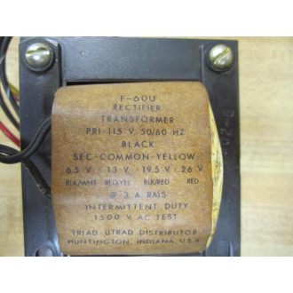 Triad F-60U Rectifier Transformer - Used