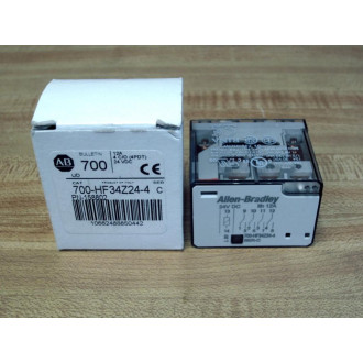 Allen Bradley 700-HF34Z24-4-24V DC Relay 700-HF34Z24-4 Series C