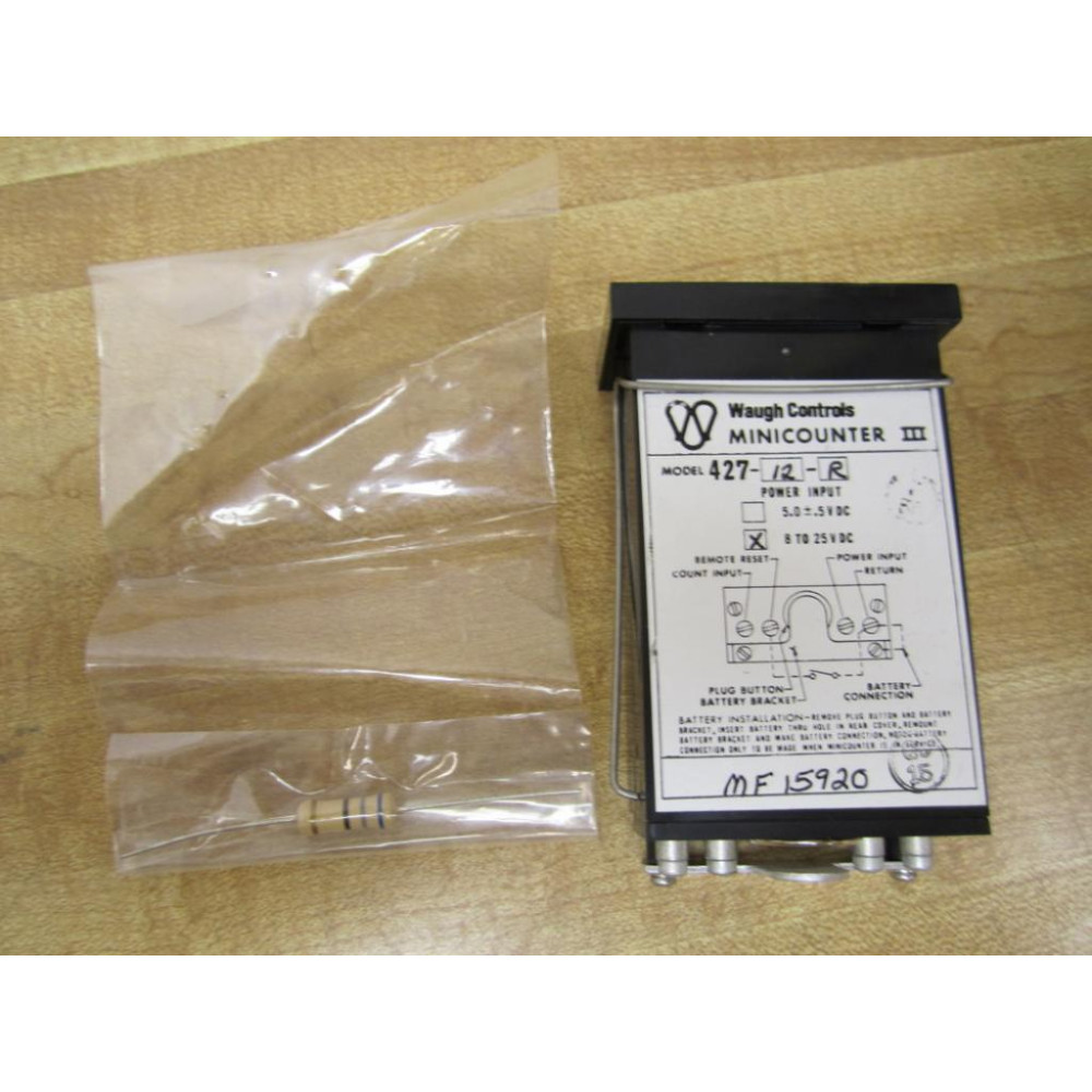 Waugh Controls 427-12-R Mini Counter III - New No Box