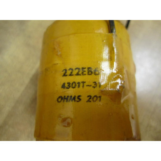 Otis Elevator 222EB6 4301T 31 201Ohms Coil - New No Box