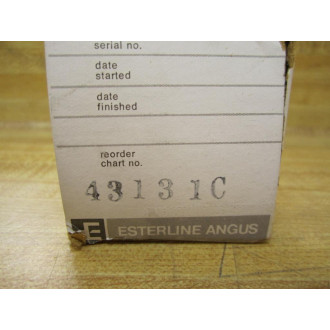 Esterline Angus 4313 1C Chart Paper