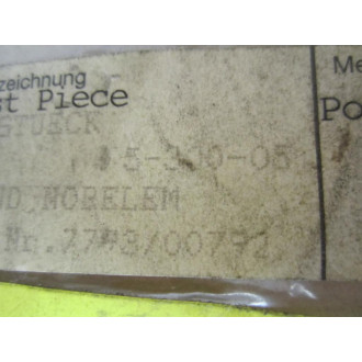 Sauter 5-300-05 Pack Of 10 Thrust Piece - New No Box