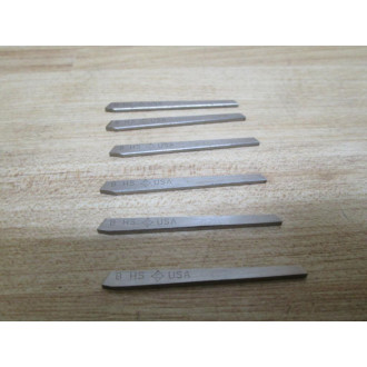 Cleveland Twist Drill 649 H.S. Blade Set 649 (Pack of 6)