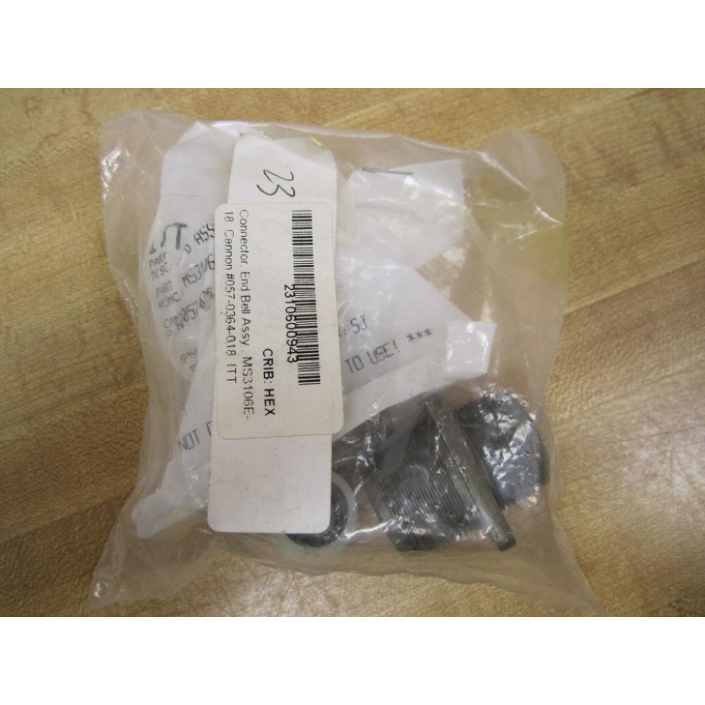 ITT Cannon Electric MS3106E-18 Connector And Fitting