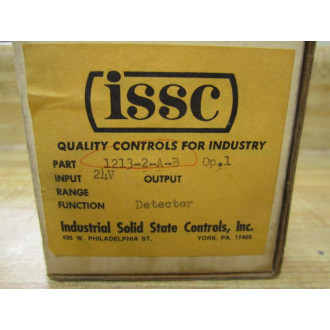 ISSC 1213-2-A-B ISSC Resistive Sensitive Relay
