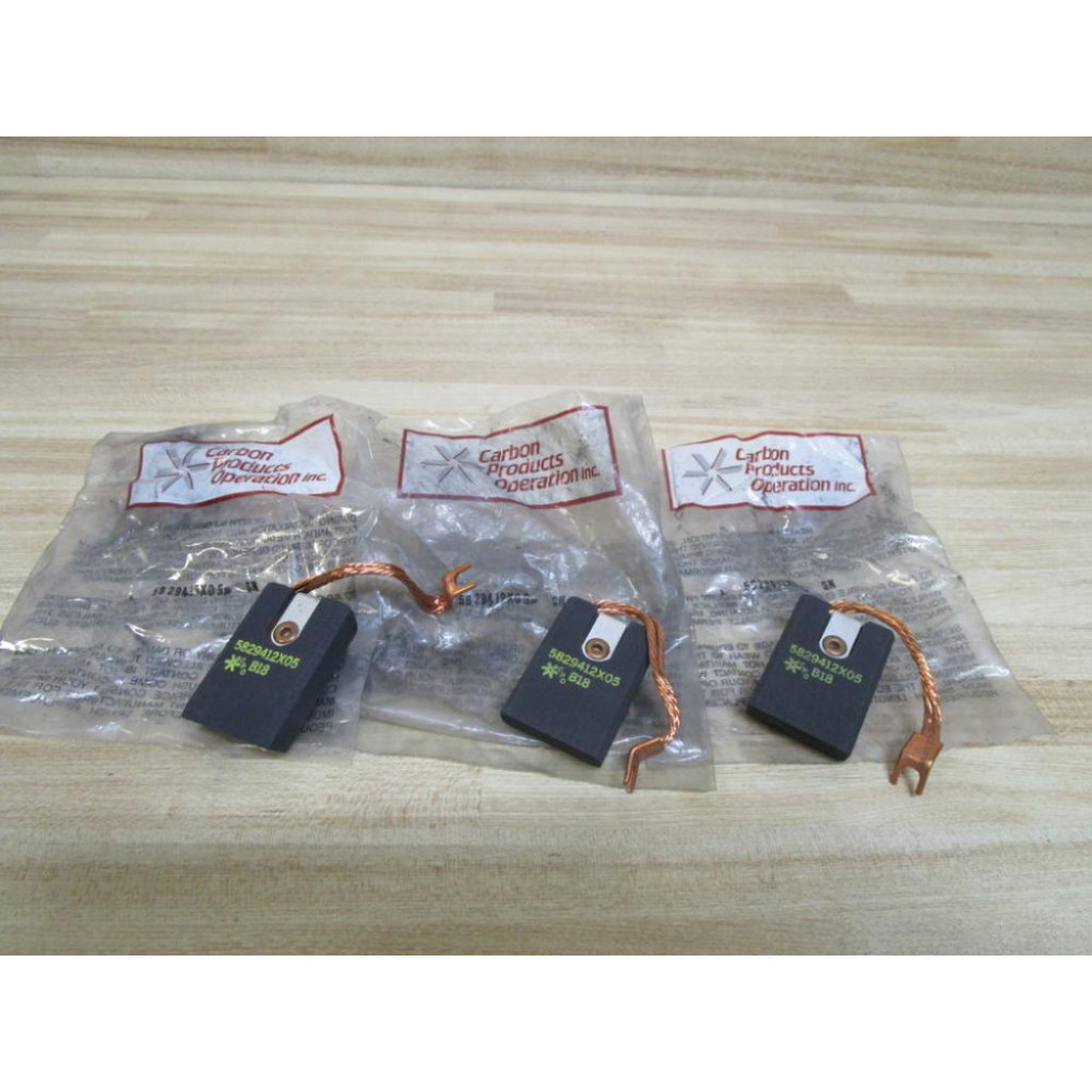 Carbon Products 5829412X05 Carbon Brushes (Pack of 3)