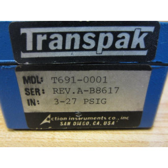 Action Instruments T691-0001 Transpak T691-0001 - Used