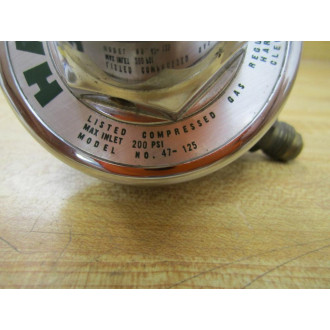 Harris 47-125 Compressed Gas Regulator - Used