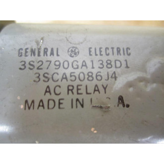GE General Electric 3S2790GA138D1 AC Relay - Used