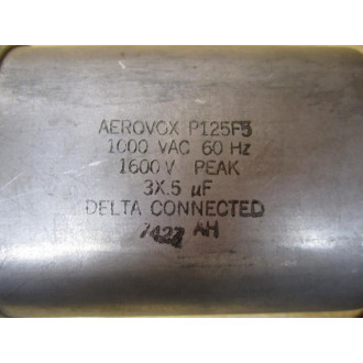Aerovox P125F5 1000Vac 60Hz Capacitor Pack Of 2 - New No Box