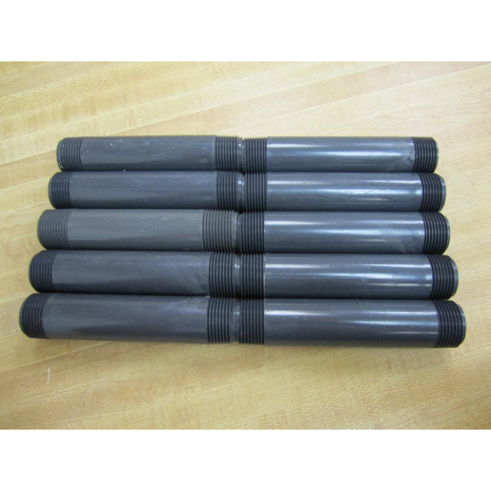 1" X 6" PVC Schedule 80 Nipple Bag Of 10 - New No Box