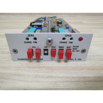 Himmelstein 6-205 Transducer Amplifier Board Missing Button - Used