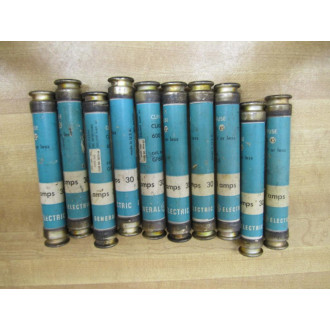 GE General Electric GF6B30 Class K5 Fuse (Pack of 10) - Used