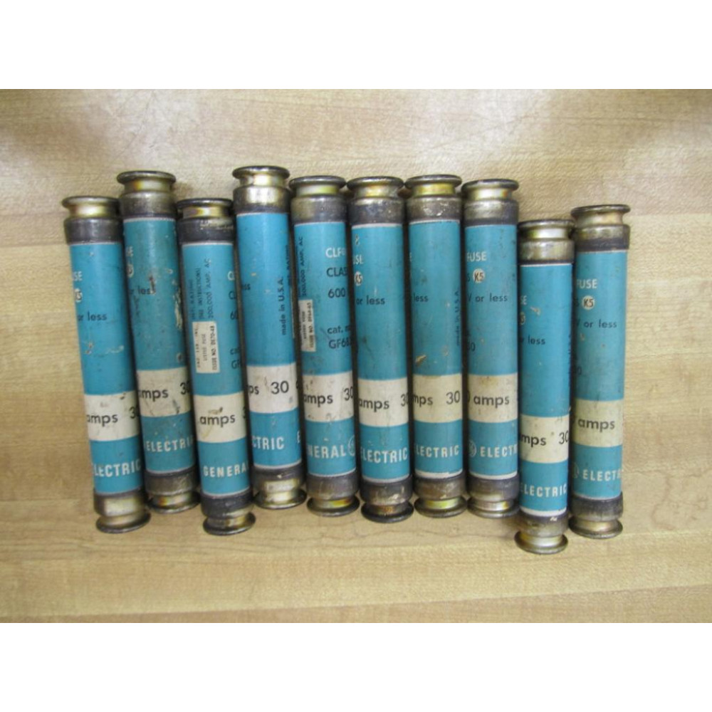 GE General Electric GF6B30 Class K5 Fuse (Pack of 10) - Used