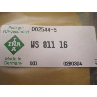 INA Bearing WS 811 16 INA Bearing (Pack of 2)