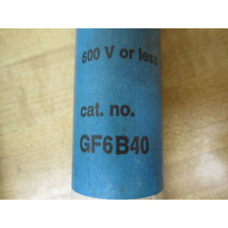 GE General Electric GF6B40 40AMP 600V Fuse 4 Pack - Used
