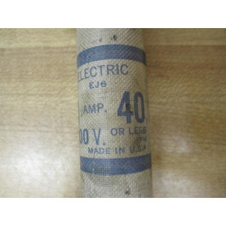 GE General Electric GF6B40 40AMP 600V Fuse 3 Pack - Used