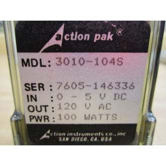 Action Instruments 3010-104S Relay - New No Box