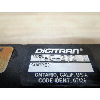 Digitran 7-G-272 B Thumbwheel Rotary Switch Counter - Used