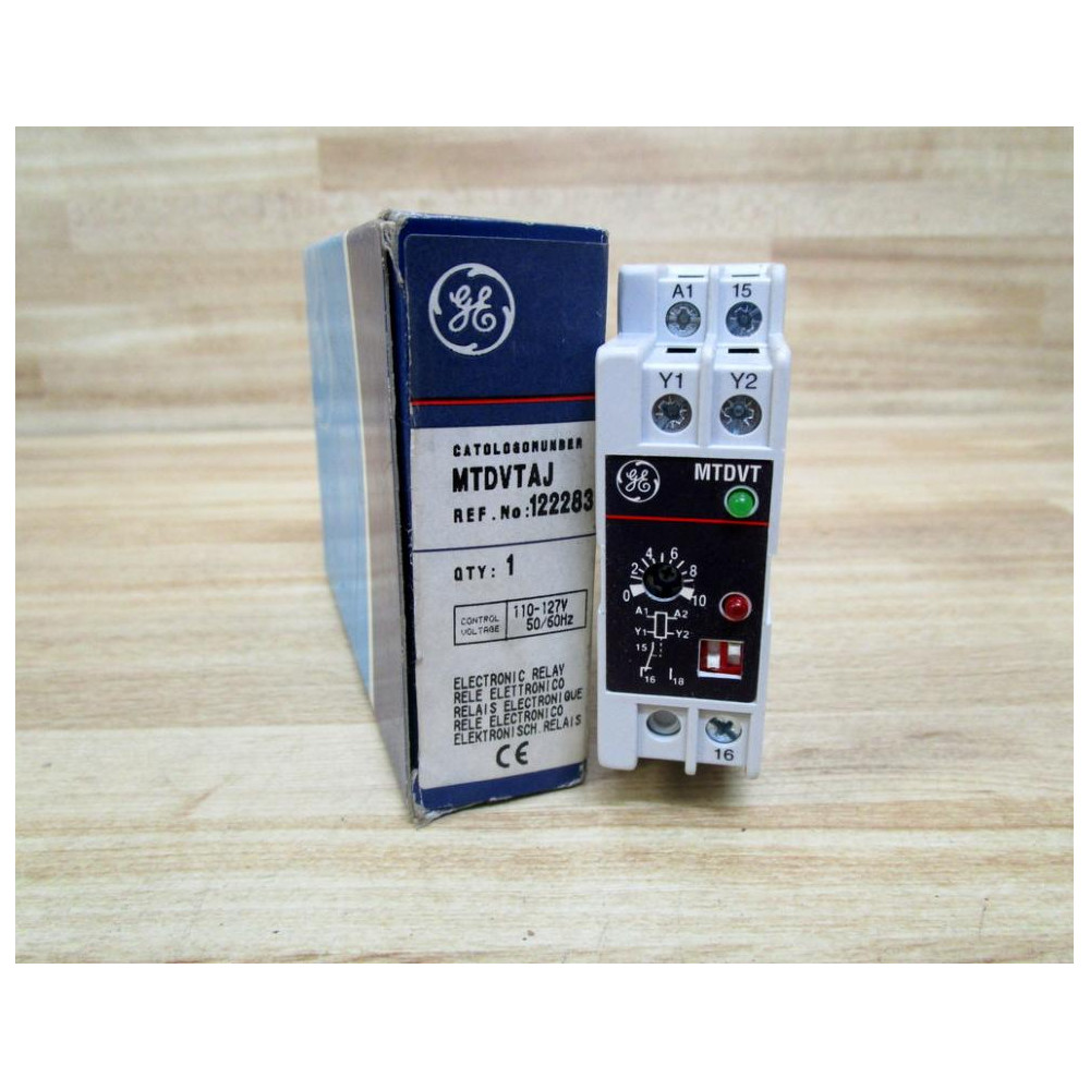 GE General Electric MTDVTAJ Electronic Relay 122283