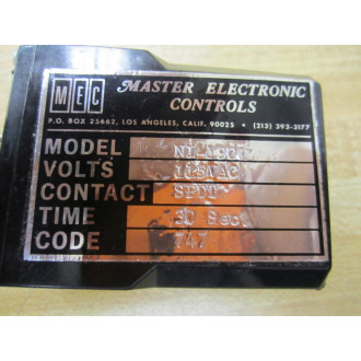 Master Electronic Controls NL-1901 Relay NL1901 - New No Box