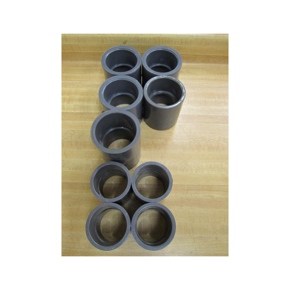 PVC-I Couplings Assortment Straight Couplings Bag Of 9 - New No Box