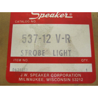 J.W. Speaker 537-12 V-R Strobe Light