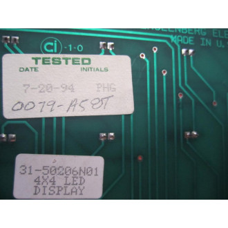 Klingelnberg Electronics 30-50206N01 Klingelnberg 3050206N01 Circuit Board Rev B - Used