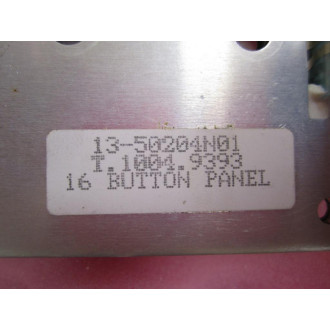 Hall 13-50204N01 16 Button Panel Rev. B - Used