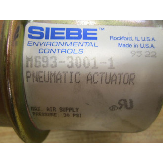Siebe M693-3001-1 Pneumatic Actuator - Used