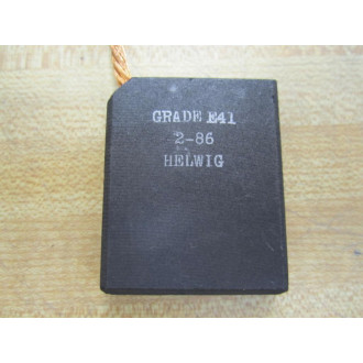 Helwig Carbon 2-86 Carbon Brush Grade E41 (Pack of 2) - New No Box