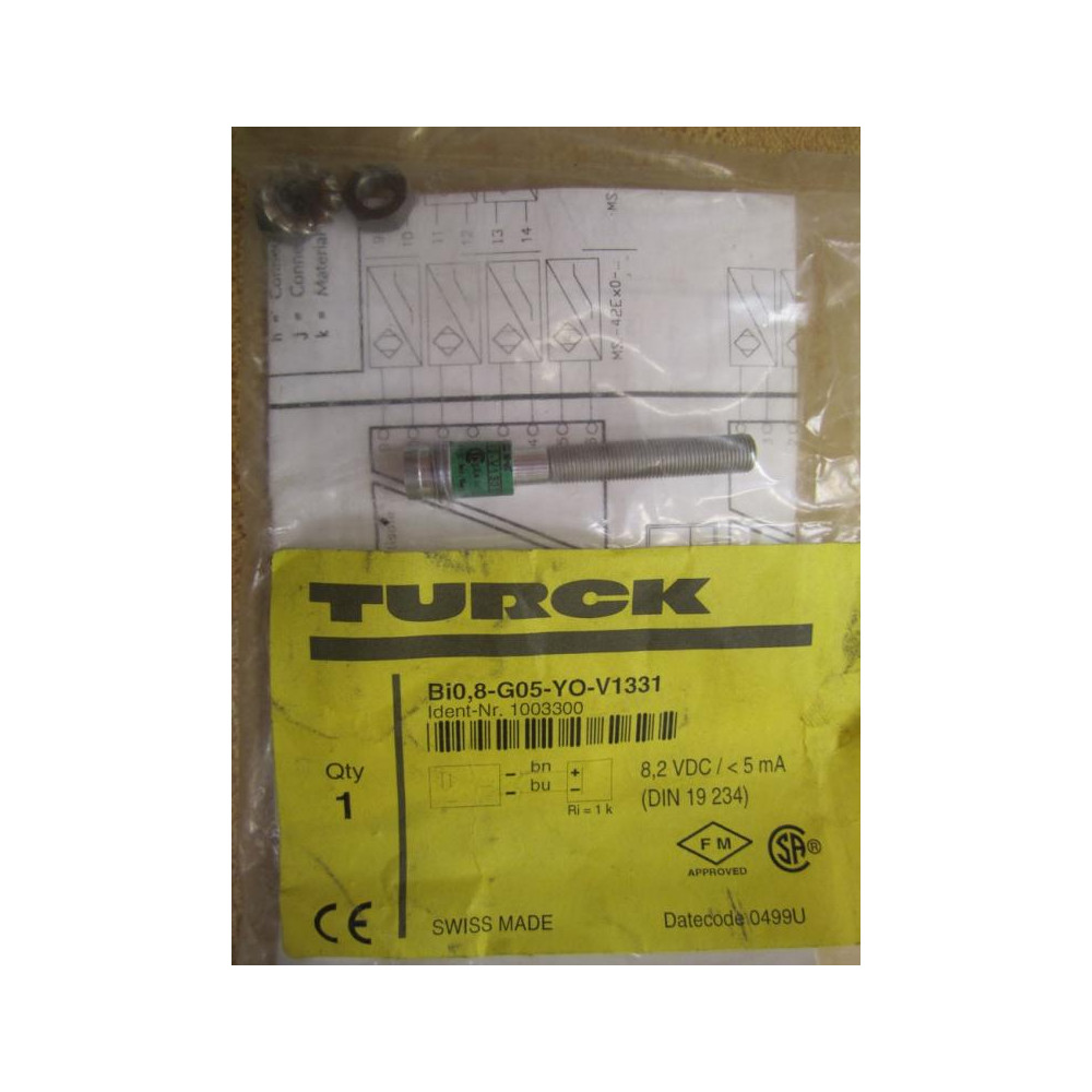Turck BI08-G05-YO-V1331 Switch 1003300