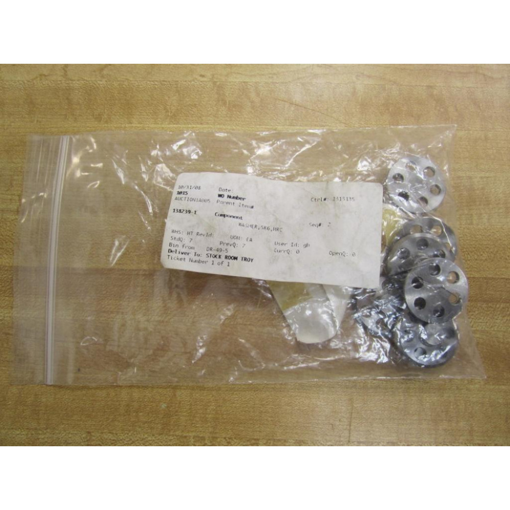 138239-1 Washer SK6 MRC Bag Of 7