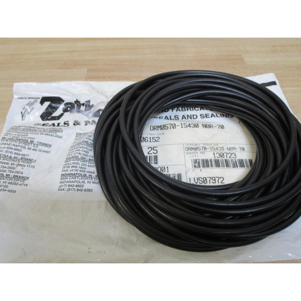Zatkoff ORM0570-15430 NBR-70 O-Ring (Pack of 25)