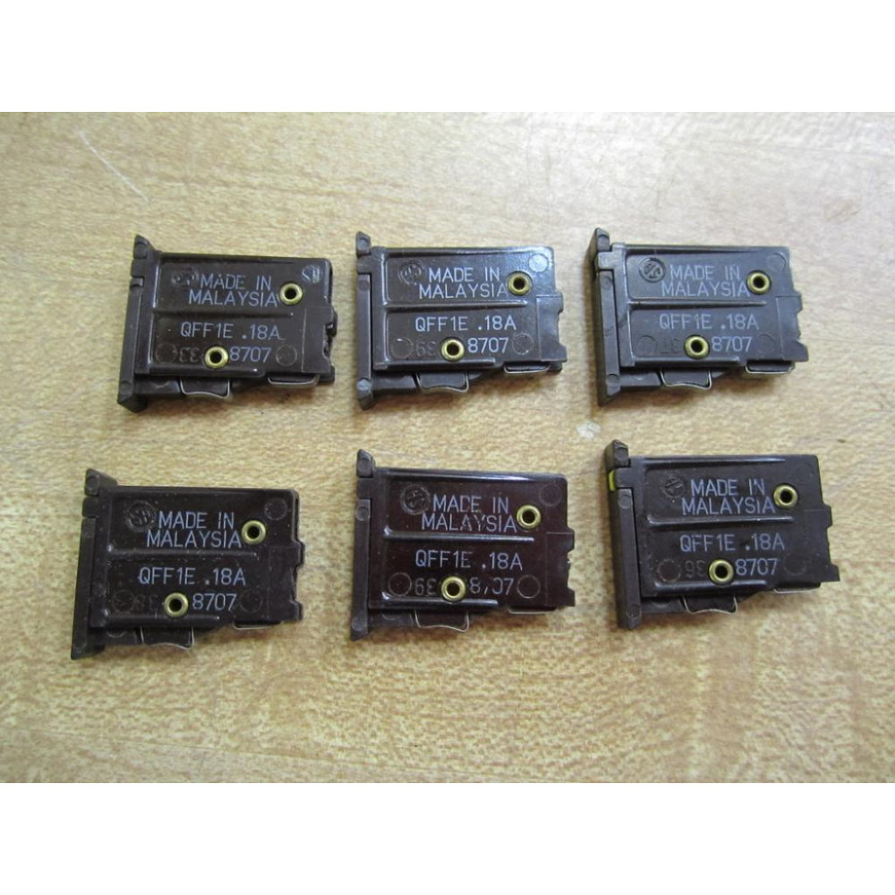 Northern Telecom QFF1E 8707 .18A Fuse Bag Of 6 - New No Box