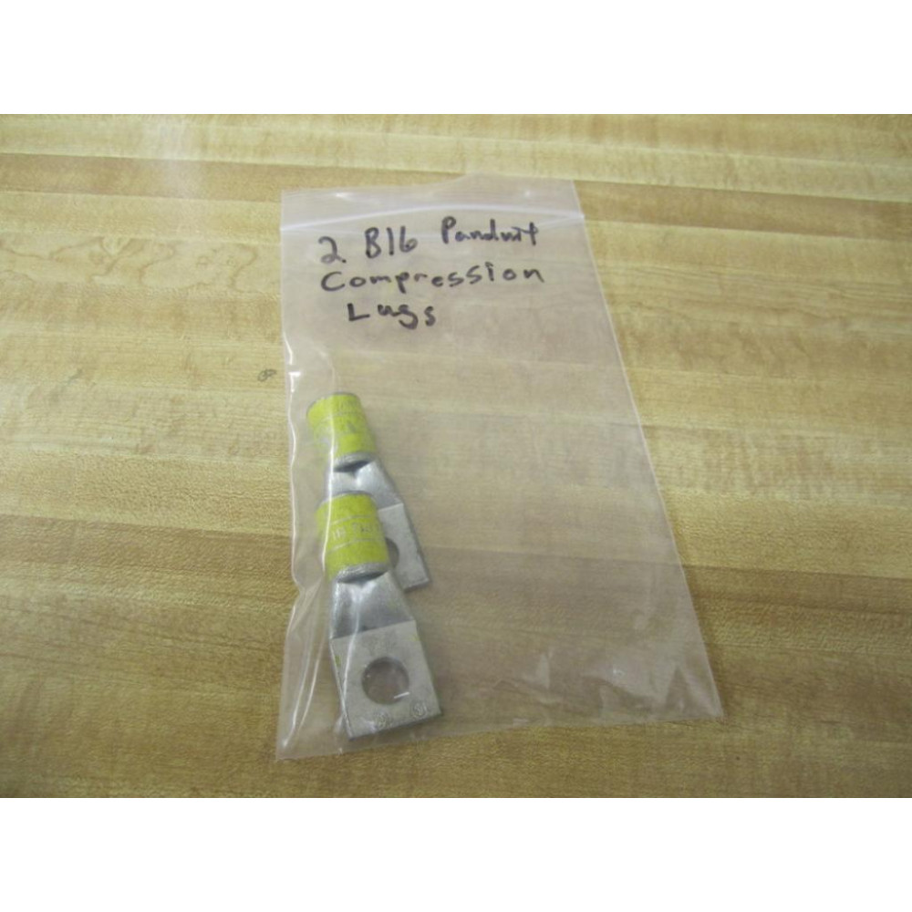Panduit B16 Bag Of 2 Compression Lugs - New No Box