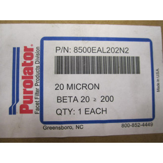 Purolator 8500EAL202N2 Hydraulic Filter