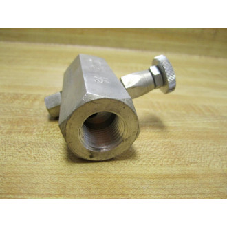 Roto Acturator 12 Check Valve HY Pneu - New No Box