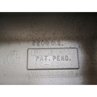 Killark 15 1208 1-12 OC 0C Conduit Body Group Of 5 - New No Box