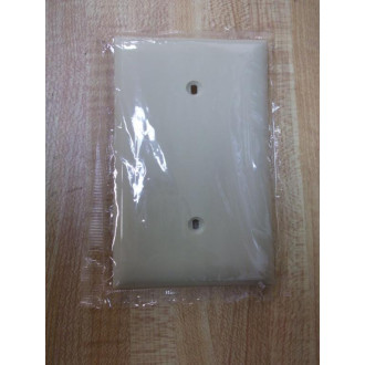 Hubbell P14 Ivory Single Gang Blank Plate (Pack of 12)