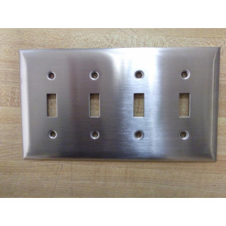 4 GANG Wall Plate Toggle Switch Plate Pack of 11 - New No Box