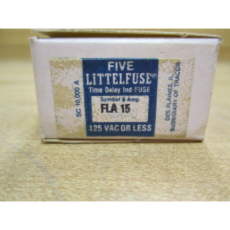 Littelfuse FLA 15 15 Amp Fuse (Pack of 5)