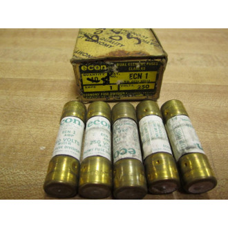 Econ ECN 1 1 Amp Fuse (Pack of 5)