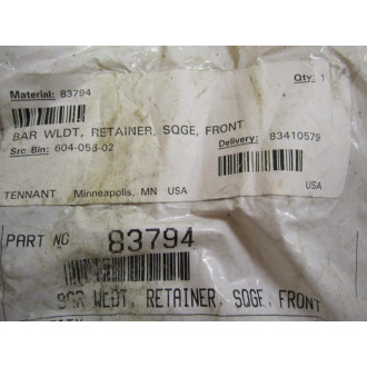 83794 Bar WLDT Retainer SQGE Front