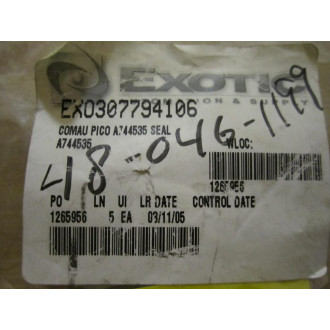 Exotic EXO307794106 Seal A744535 Bag Of 3