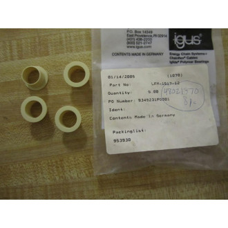 Igus LFM-1517-12 Bearings Pack Of 4